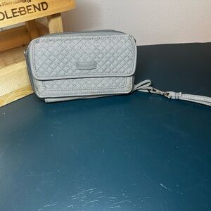 Gray Quilted Women's Bag
